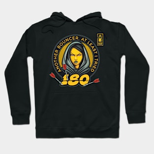 Darts 180 Onehundredandeigthy Bouncer Yellow Player Hoodie